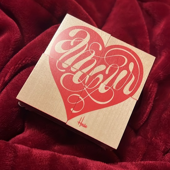 House Industries 4 blocks of heart (love) - Picture 5 of 14
